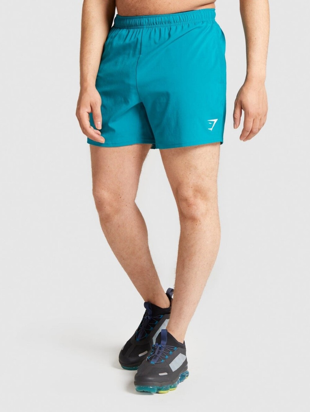 Gymshark Men's 5" Athletic Shorts in Teal Blue - Picture 4 of 4
